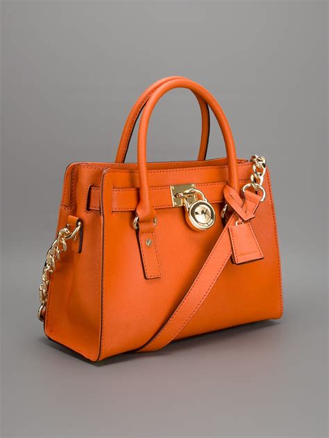 michael kors orange purse
